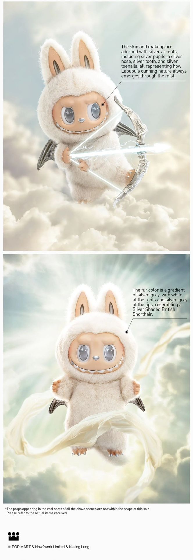 THE MONSTERS - ANGEL IN CLOUDS Vinyl Face Doll