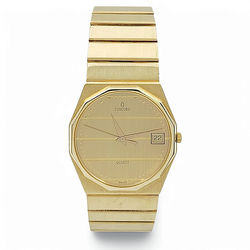 Men's Concord 33mm Mariner Octagon 14K Yellow Gold Watch with Gold Dial. (Pre-Owned)