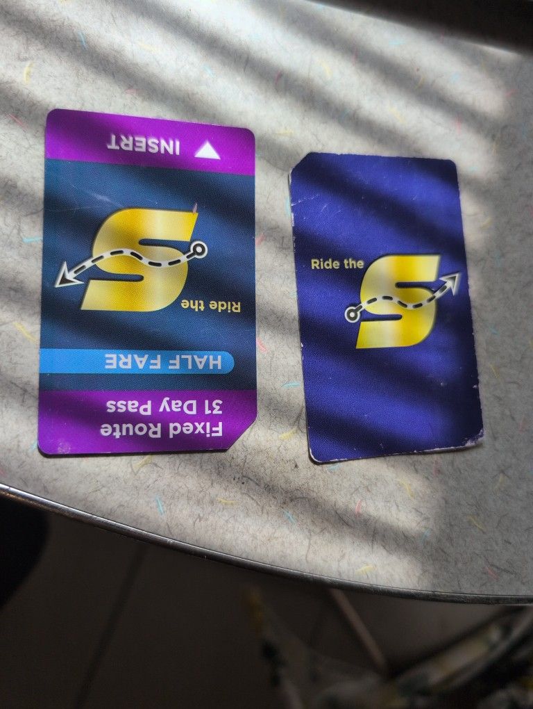 Two Unused Buss Pass For Max