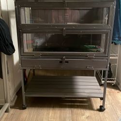 Pet Cage With Wheels 