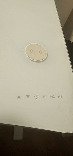 White Electric Standing Desk