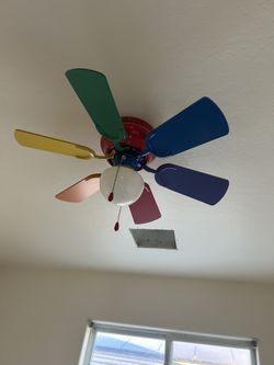 Rainbow Ceiling Fan