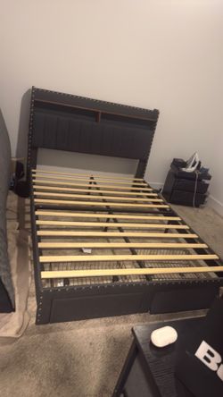 Queen size bed frame