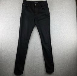 Authentic AMIRI Black Slim Stretch Denim Jeans RiRi Zip Made in USA Size 32