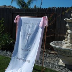 Baby Shower Entry Sign Banner