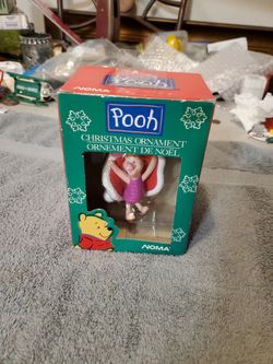 Noma Winnie the Pooh Piglet Christmas Ornament