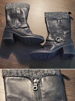 Women's Black Boots - Size 6