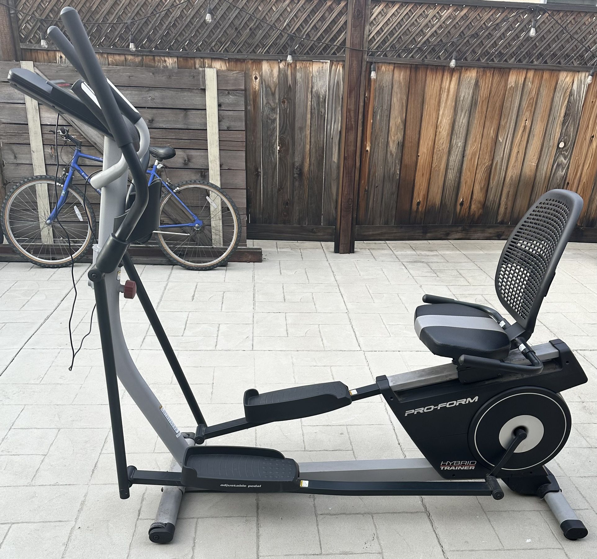 Pro Form Hybrid trainer (elliptical bike) Pre Owned