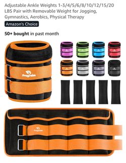 Adjustable ankle weights