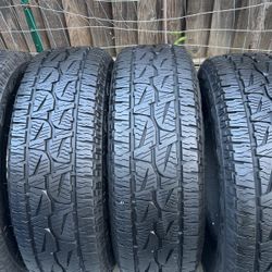 4 Llantas Semi Nuevas 265-70-17 Bridgestone 