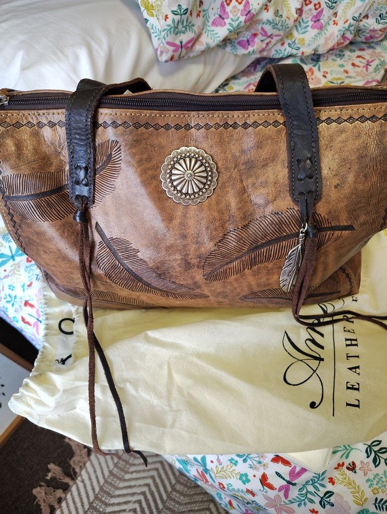 American West Leather Purse