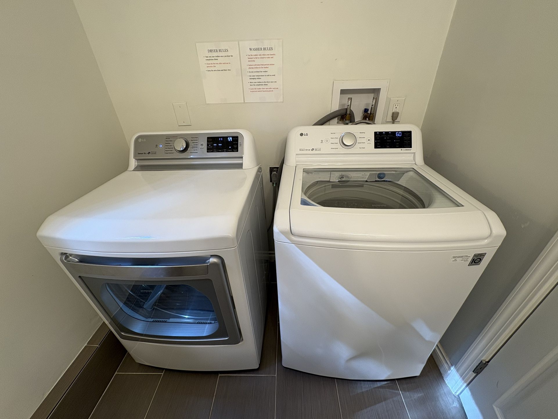 LG WASHER & DRYER (PRICE NEGOTIABLE)