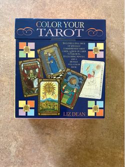 Color Your Tarot Liz Dean Box Set NEW Unopened Factory Tape Sealed CICO (contact info removed)499450