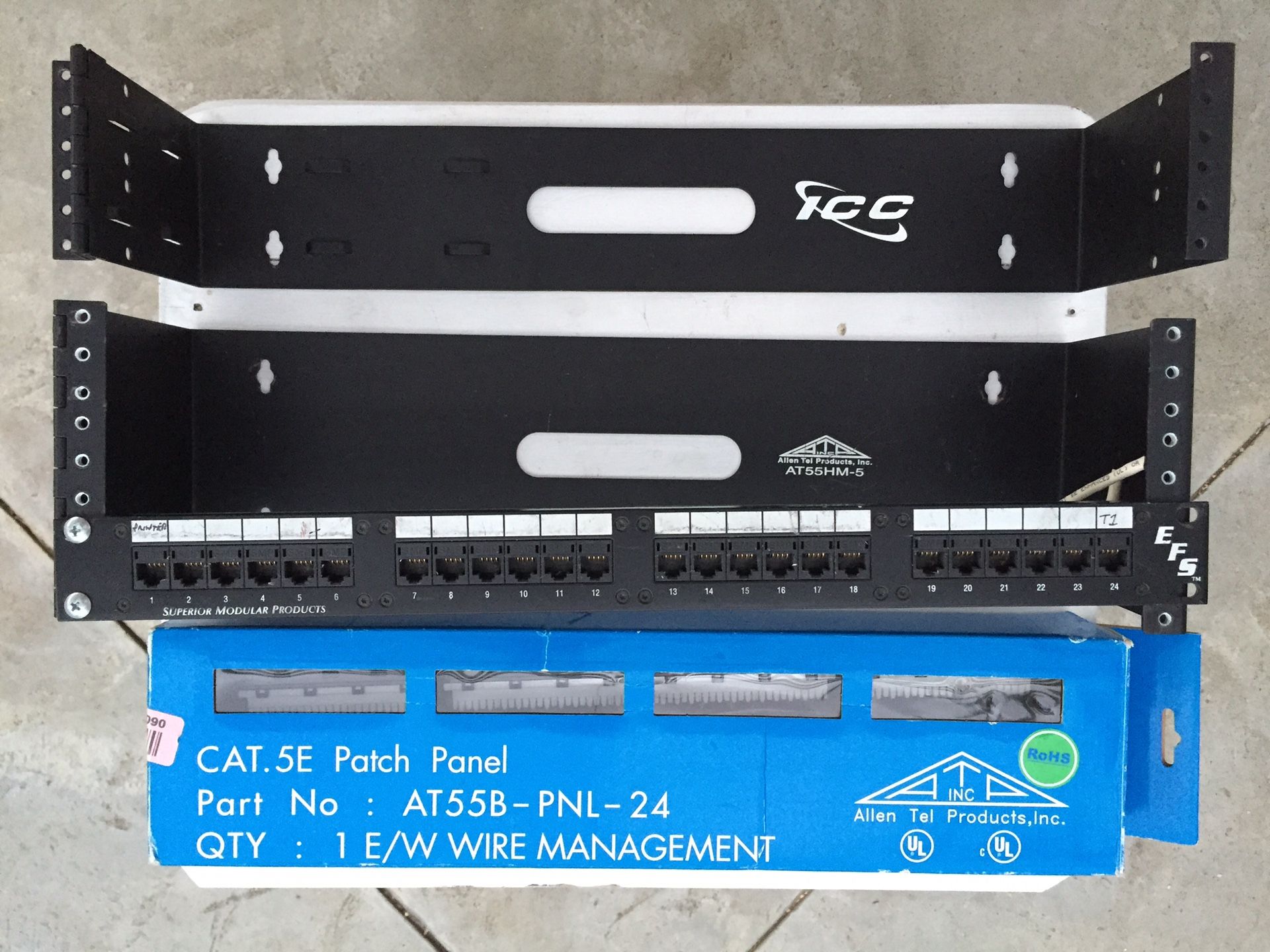 Patch Panel & Wall Mount Bracket Bundle