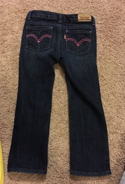 Toddler girls skinny Levi jeans