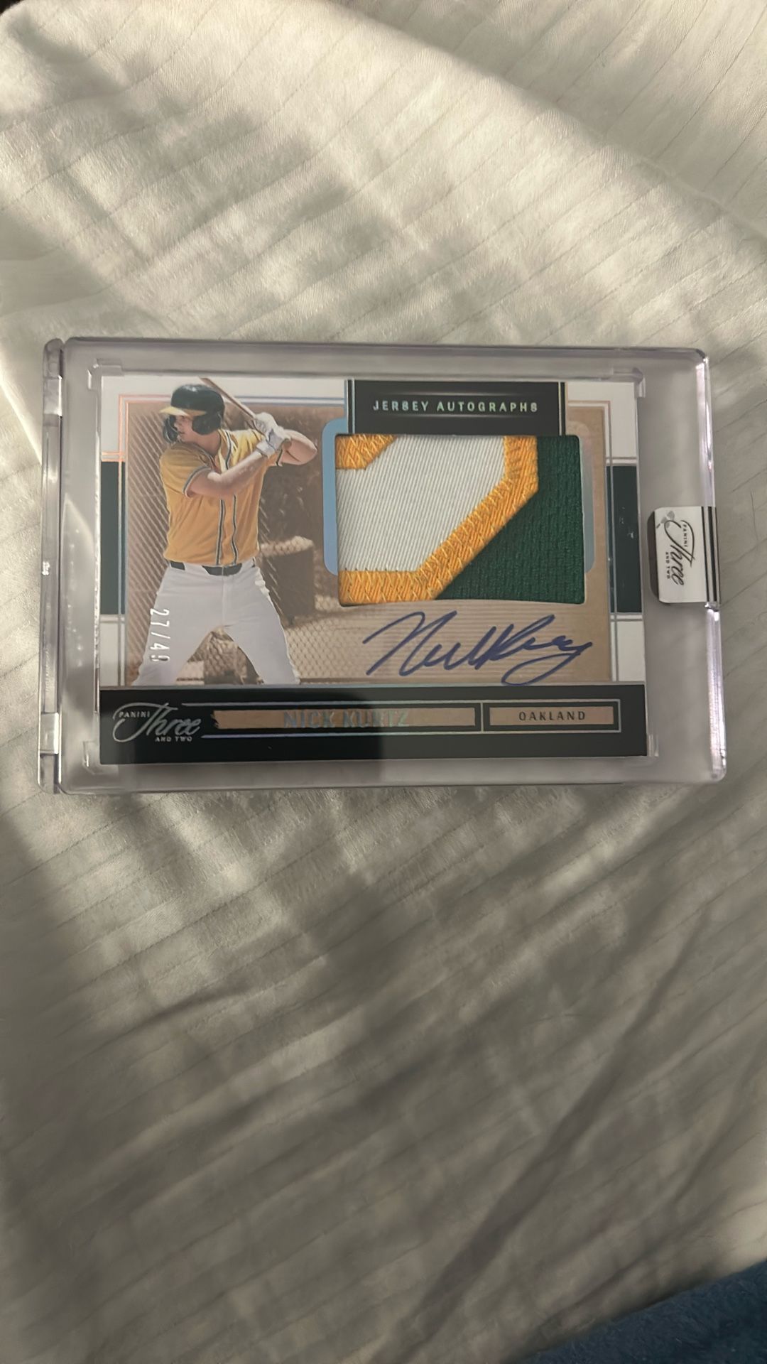 2025 Nick Kurtz Rookie Patch Auto /49