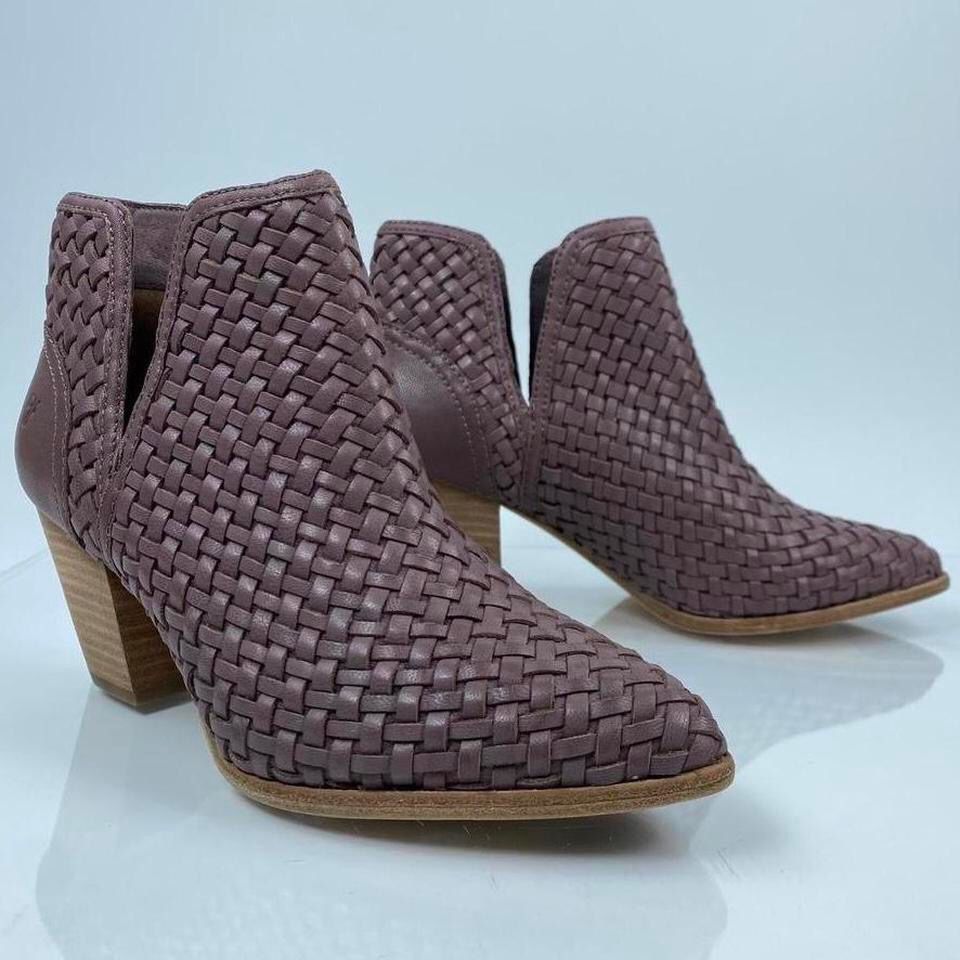 FRYE REED CUT OUT WOVEN BOOTIES WOMENS SIZE 9 SOFT LILAC LEATHER UPPER NEW EXCELLENT CONDITION “WE’VE MADE IT INCREDIBLY EASY AND CONVENIENT FOR YOU