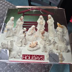 Vintage Nativity Set 