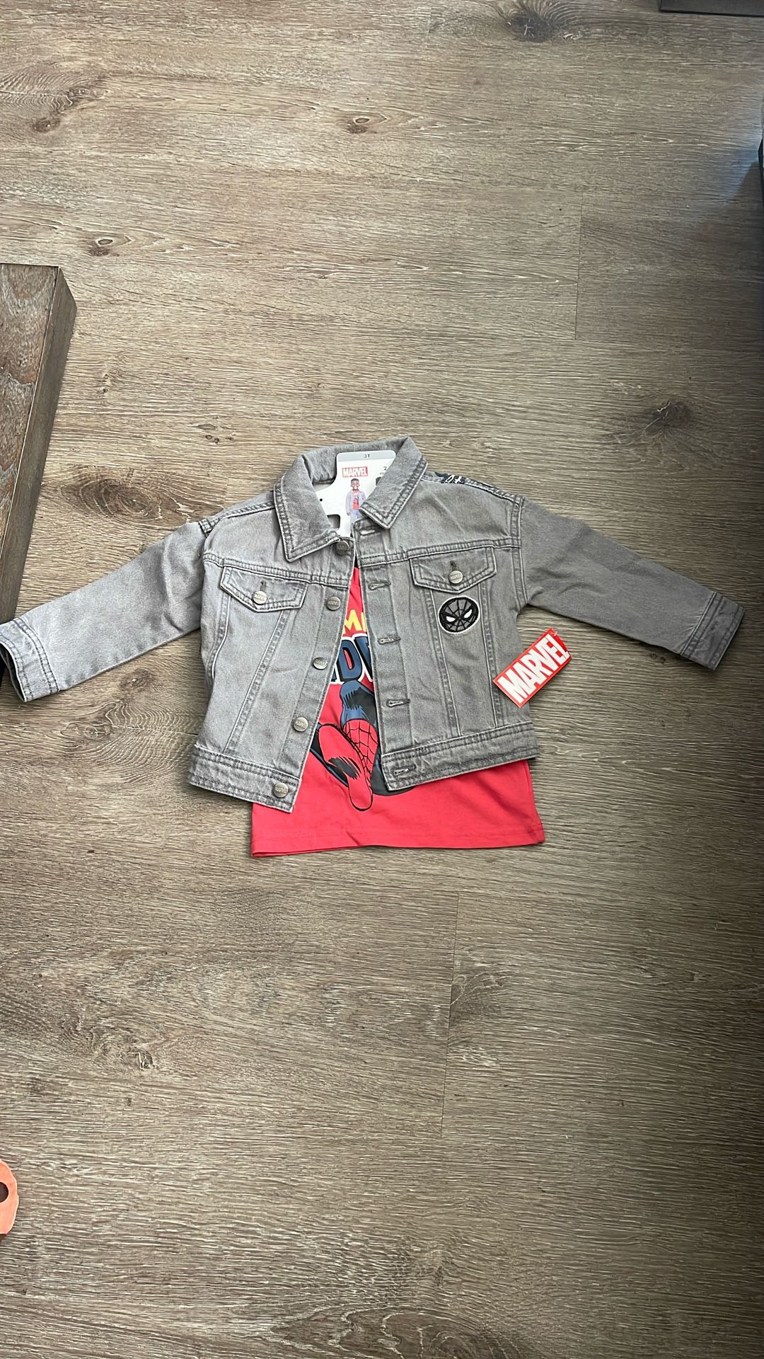 Marvel Spider-Man Jacket And Tee Shirt