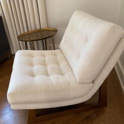 Oversized custom fabric chair