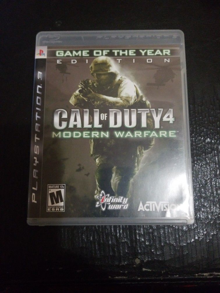 Call of Duty 4 PS3 Video Game