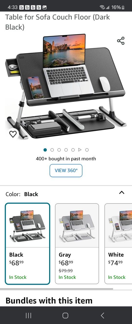 Lap Top Table