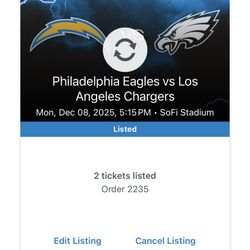 Chargers VS Eagles