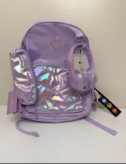 Backpack w/ Headphones And Pencil Case