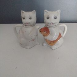 Jarritas Figura De Gato Para Teas