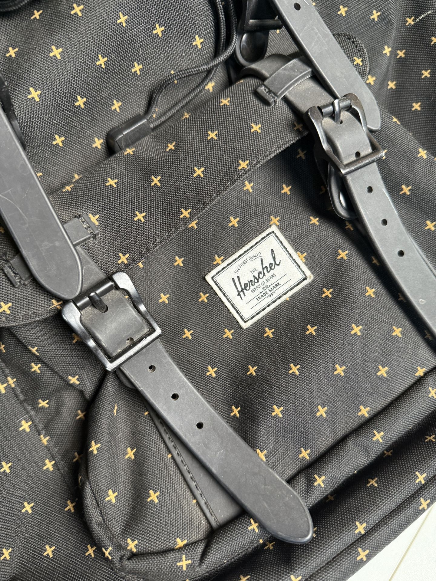 Black Herschel Backpack Little America