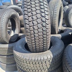 LT 275/65/18/ $400 GOODYEAR SEMI NEW FOUR TIRES