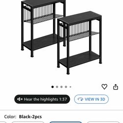 2 end tables new in box $30