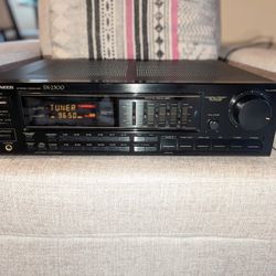 Vintage 80s Pioneer Japan SX-2300 AM/FM Receiver With Equalizer Phono Tape 60w