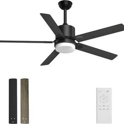 new Black Ceiling Fans with Lights - Outdoor Ceiling Fan with Remote, 52 Inch Modern Ceiling Fan for Patio, Bedroom Living Room  About this item  Ceil