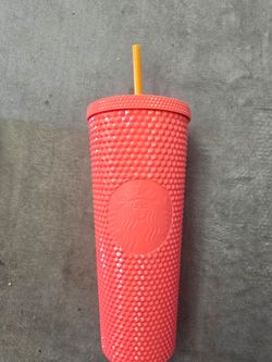 Starbucks Studded Tumbler Coral Pink