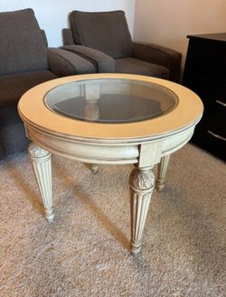 Unique Glass Side Table