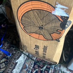 New. Industrial Fan 30” Dim