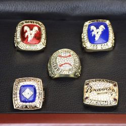 MLB Atlanta Braves Championship Ring Set