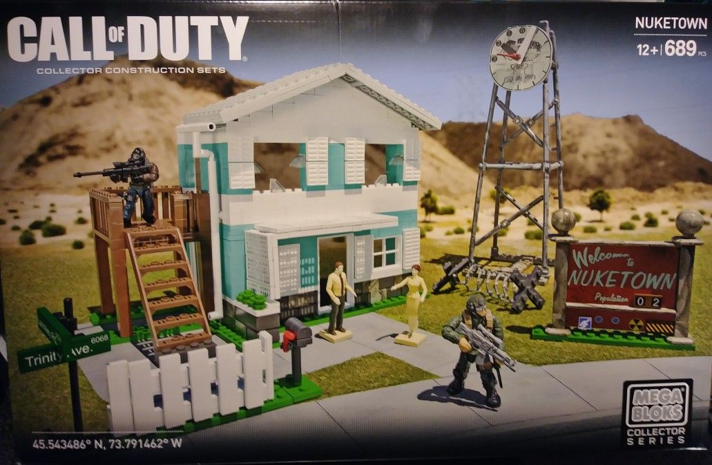 Welcome to Nuketown, Collector construction set, Mega Bloks Activision official merchandise