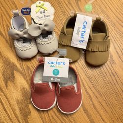 Baby Girl Shoes - New With Tags 
