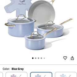 Chef Power Ceramic Cookware Sets, 10Pcs