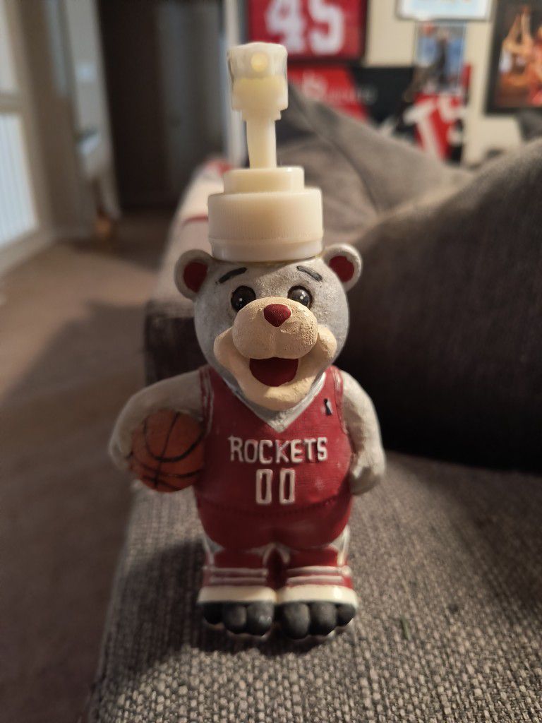 Houston Rockets Clutch Soap Dispenser Bobblehead 