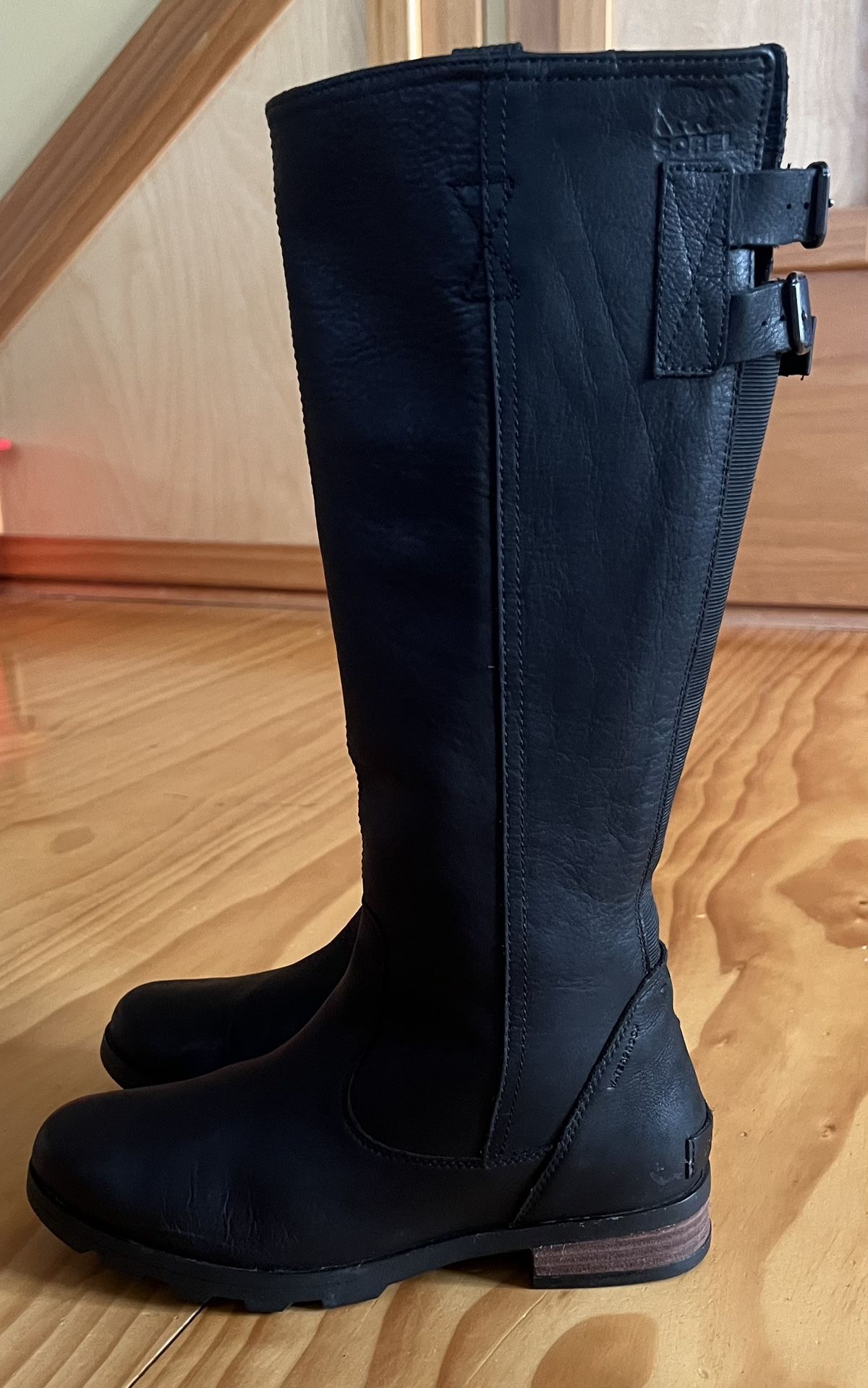 Emelie Waterproof Leather Tall Boots by Sorel