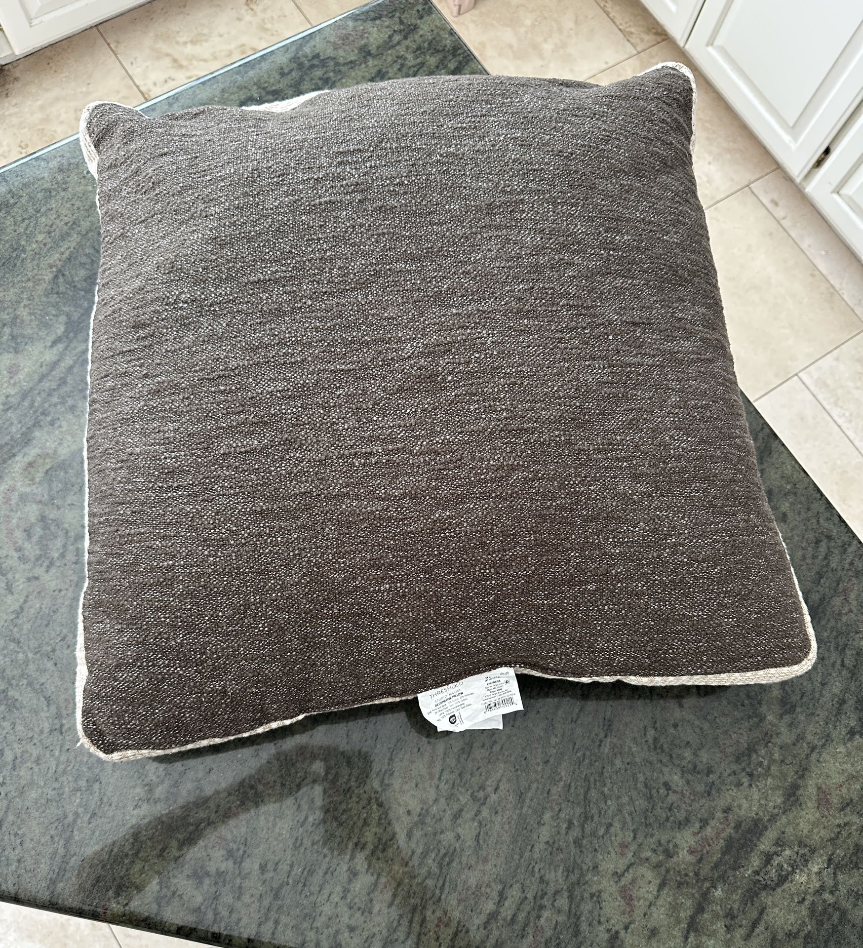 Brand New Threshold Oversized Decorative Pillow (MSRP $35)