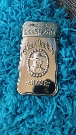 Jack Daniels gentleman's lighter - rare large table or coat pocket lighter
