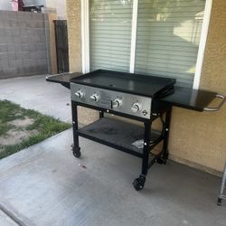 Four Burner Flat Grill