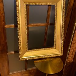 Antique Wood Picture Frame 25/19inch Overall Very Good Condition Just Renovated 