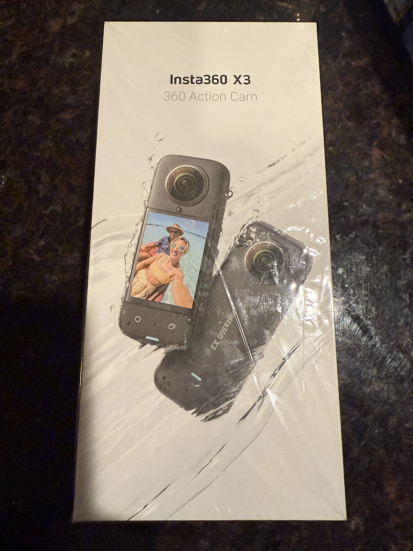 Brand New Insta360 - X3 5.7K 360 Degree Action Camera - Black