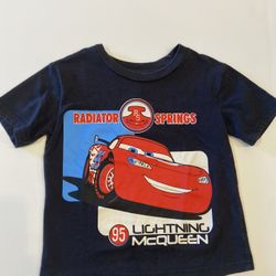 Disney Pixar Cars Lightning McQueen toddler short sleeve graphic T-Shirt