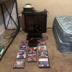 PS4, Xbox One X, PlayStation VR 2 Controllers and Headset With Games, PC with Keyboard and Mouse, PlayStation Camera. First Come First Serve!